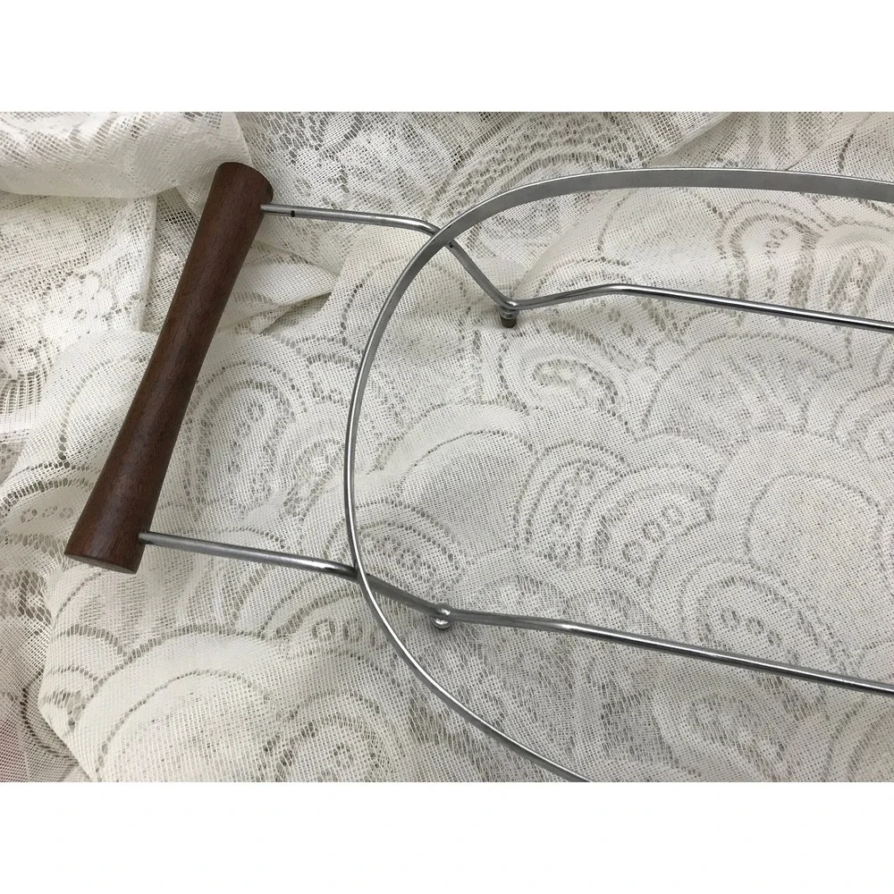 Vintage Stainless Steel Casserole Holder Casserole Stand Frame Mid-Century Style